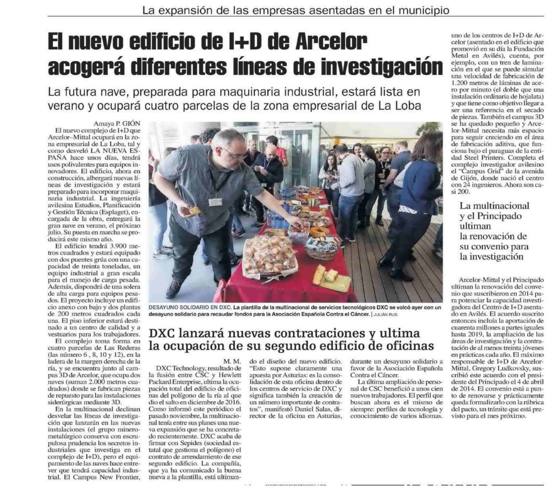 Nuevo edificio de I+D de Arcelor