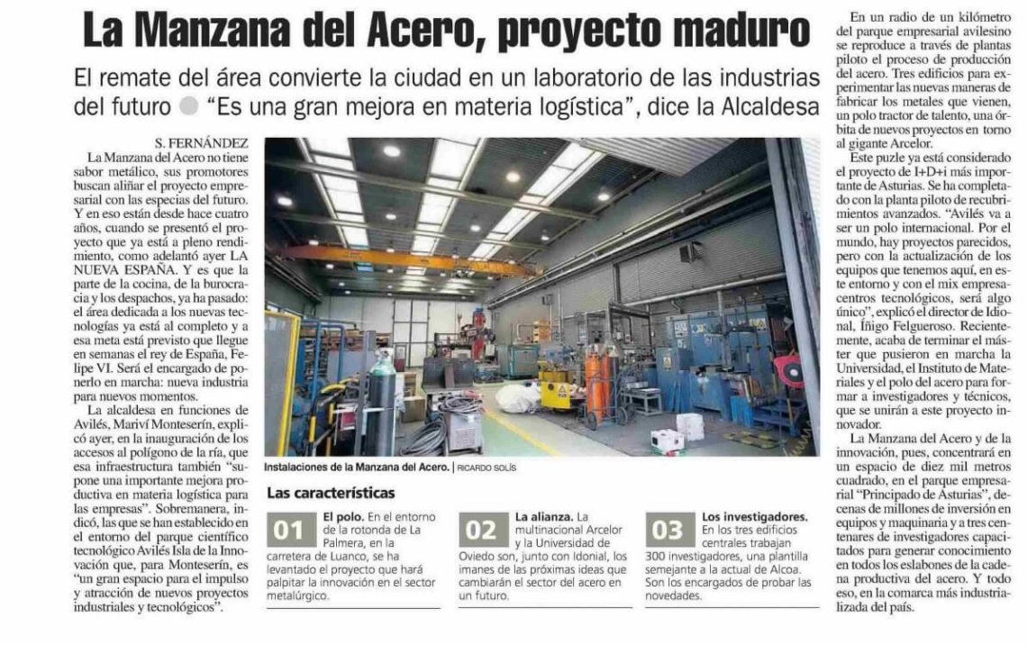 La Manzana del Acero a pleno rendimiento