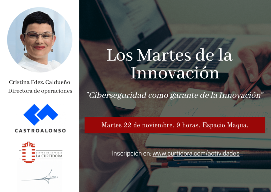 Los Martes de la Innovación. Cristina Fernández Caldueño. Castroalonso.