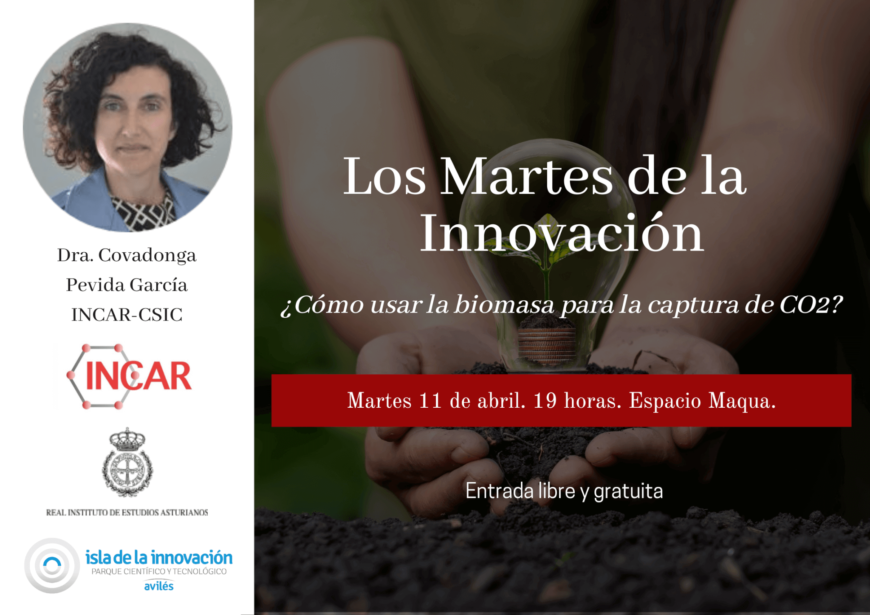 Los martes de la Innovación. ¿Cómo usar la biomasa para la captura de CO2? Los martes de la Innovación. ¿Cómo usar la biomasa para la captura de CO2?