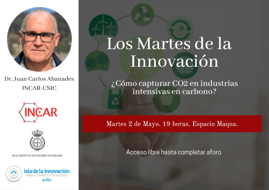 Los Martes de la Innovación: ¿Cómo capturar CO2 en industrias intensivas en carbono?