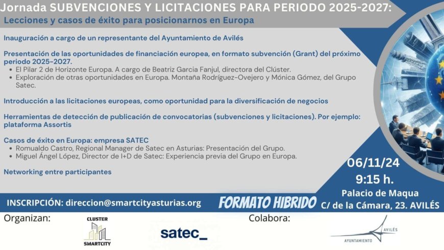 Jornada sobre oportunidades de financiación