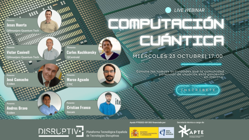 Webinar Computación Cuántica: Empresas y Administraciones Públicas